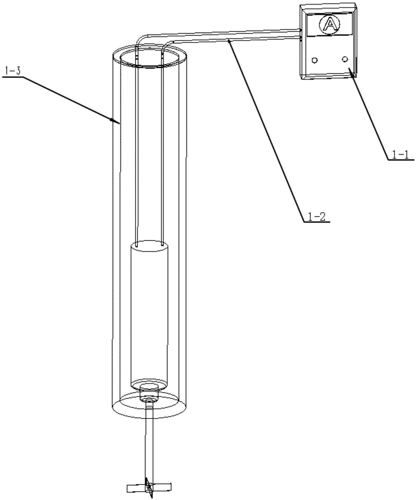 Cross-shaped concrete torque electronic probe device and method thereof