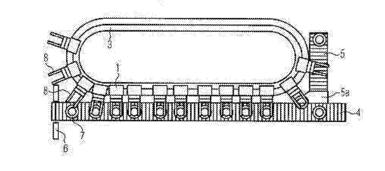 Method for monitoring a filled container and monitoring system for filled containers