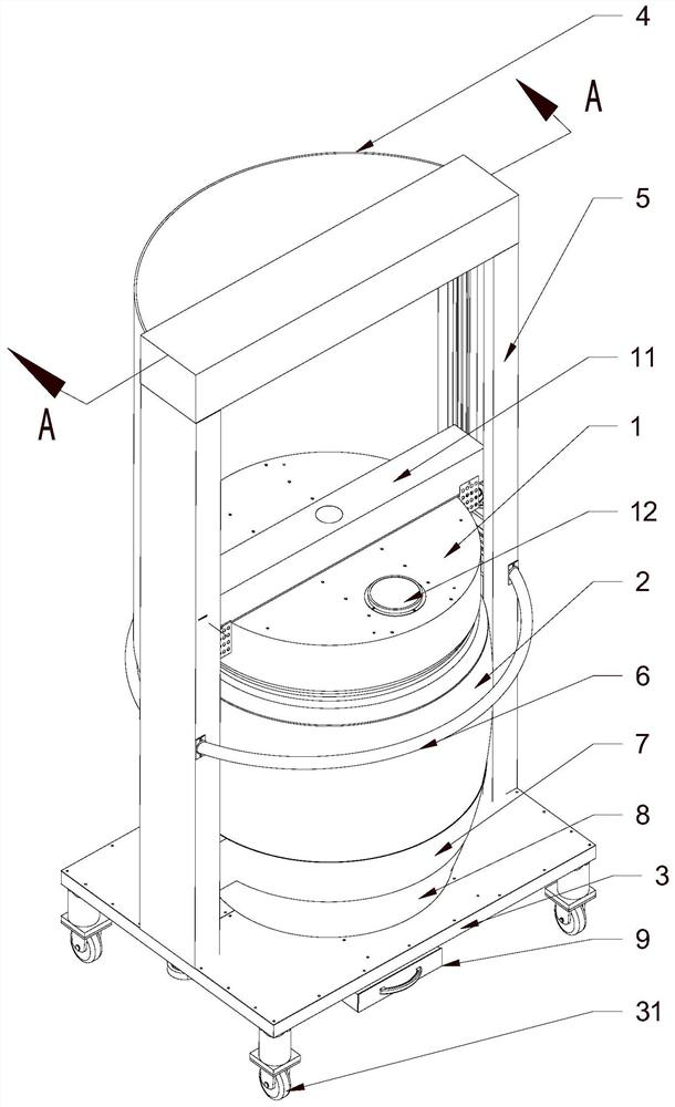 Cured meat baking equipment