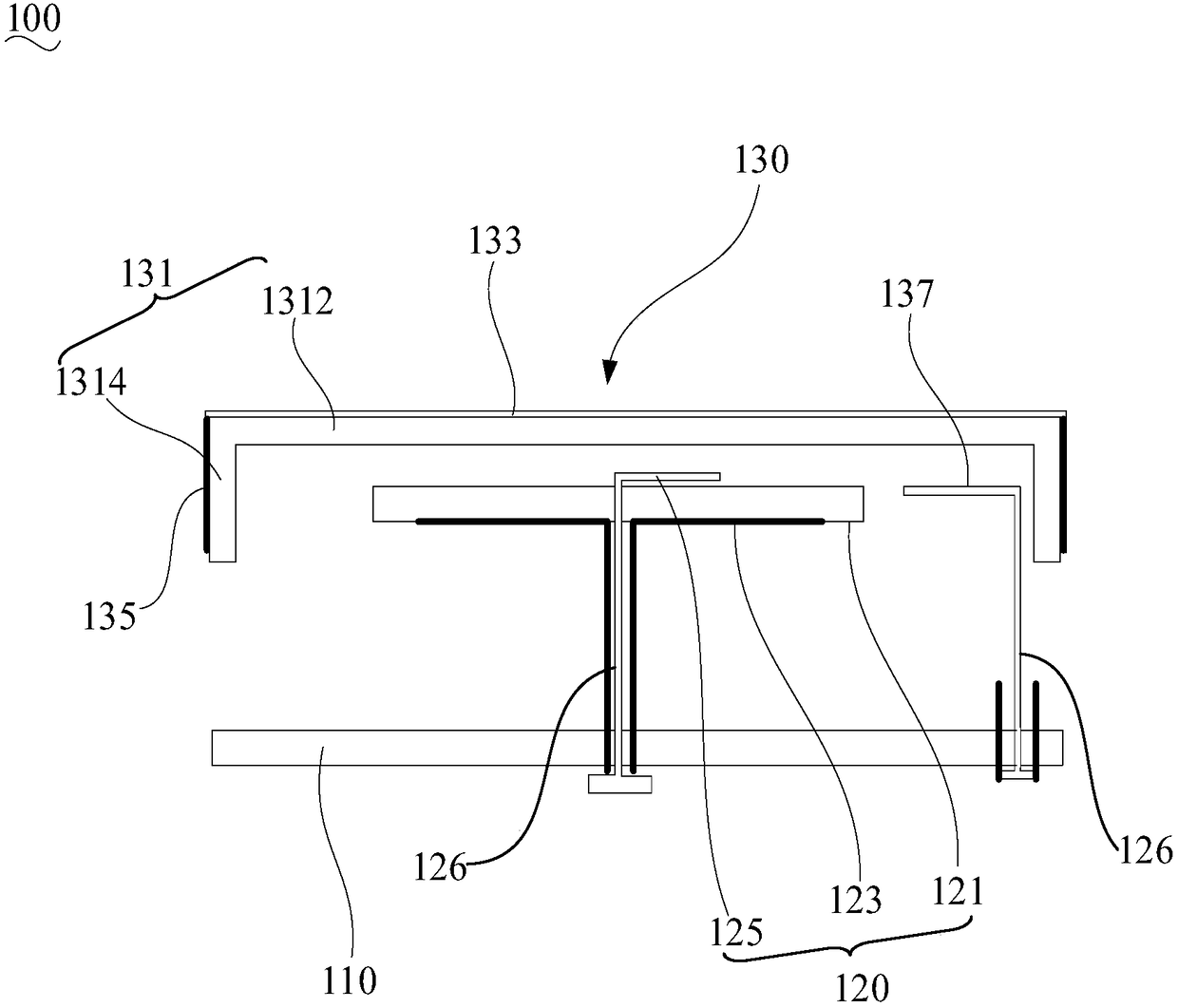 Miniaturized dual-frequency nested antenna