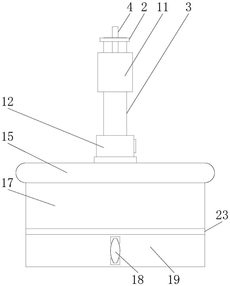 A drill press capable of automatic cleaning and chip removal