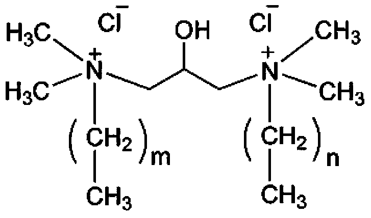 Cationic gemini surfactant preparation method