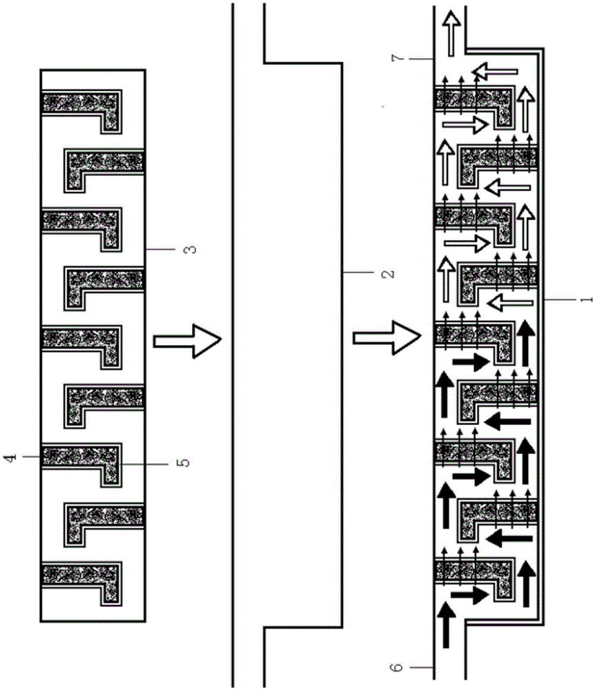 Adjustable long-flow purification equipment aiming at polluted fluid and working method of adjustable long-flow purification equipment