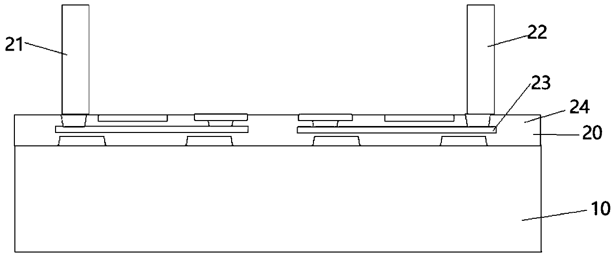 Radio frequency chip integrated packaging structure and producing method thereof