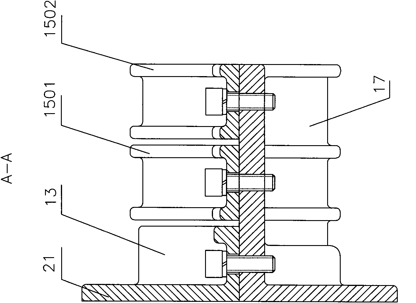 Power supply connection box of high-voltage motor