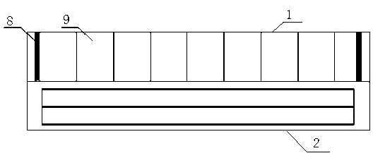 Cyclic acid pickling device and method of trough type pickling tank