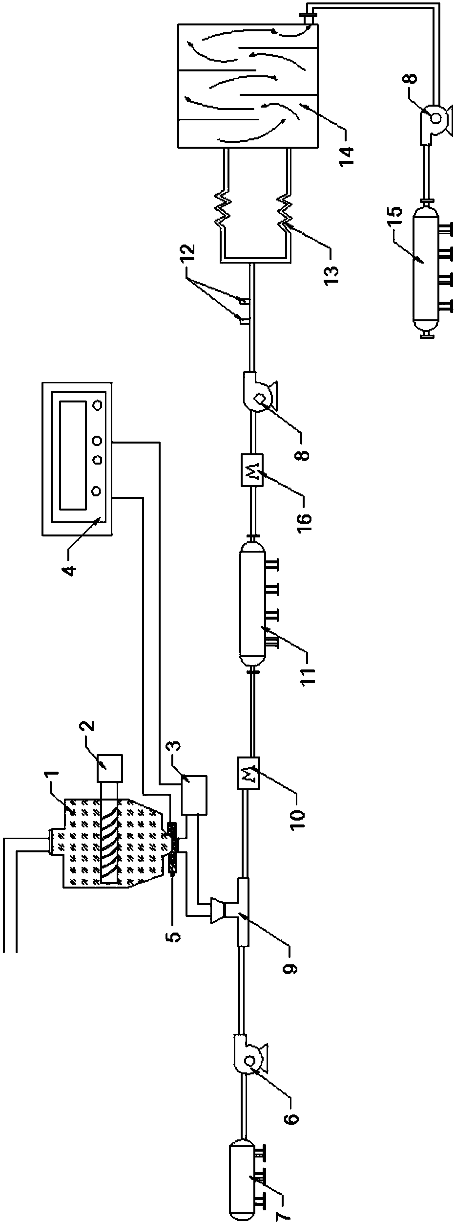 Powder fracturing fluid continuous blending method