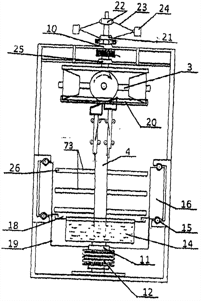 Rolling centrifugal driving device