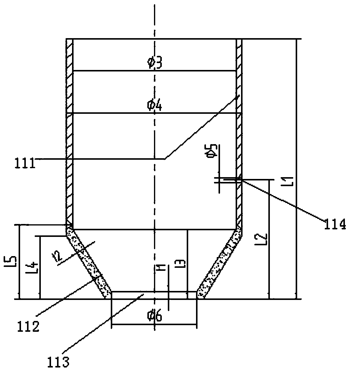 Stagnation pressure measuring device and method of oxygen lance system