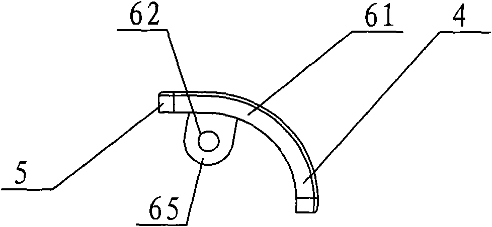 Locking structure of detachable device and portable mobile terminal