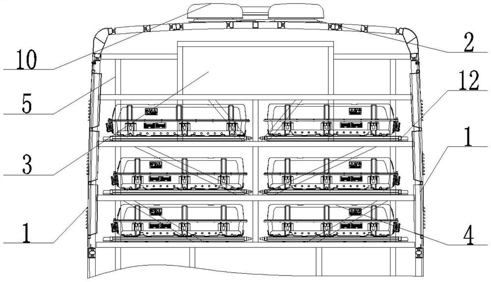 High-pressure system cabin with good heat dissipation effect