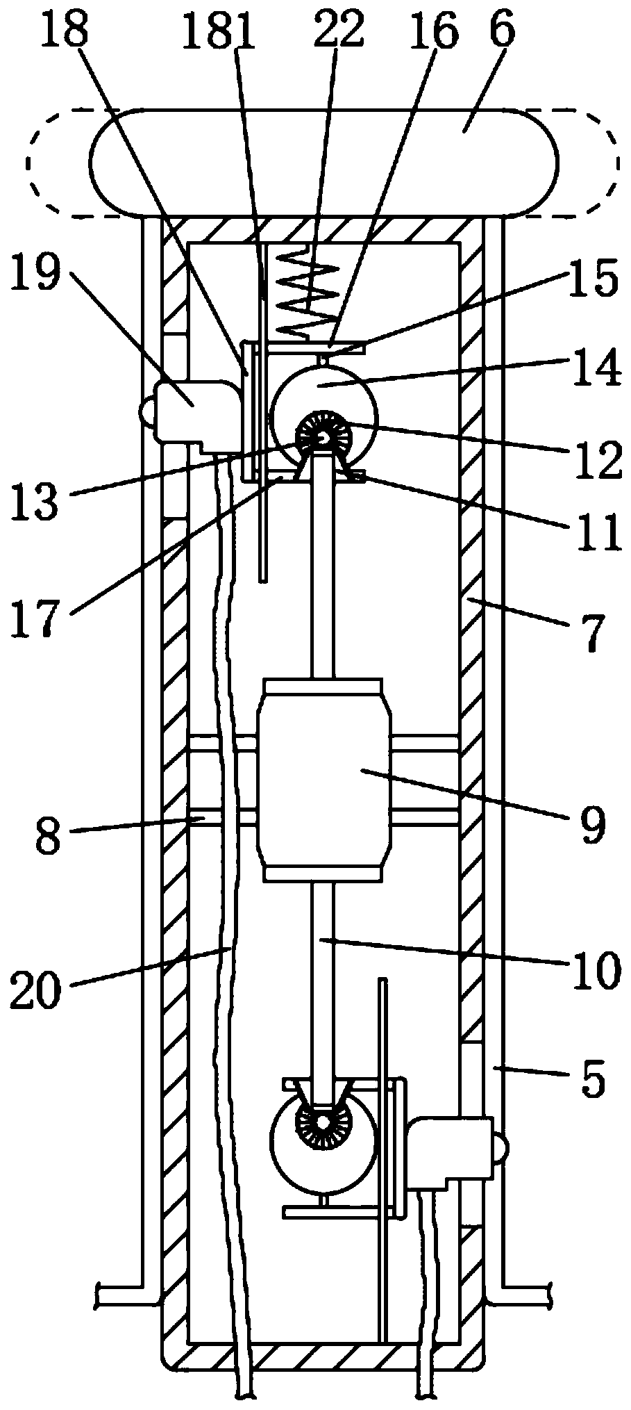 Efficient vagina cleaning device for gynecological nursing