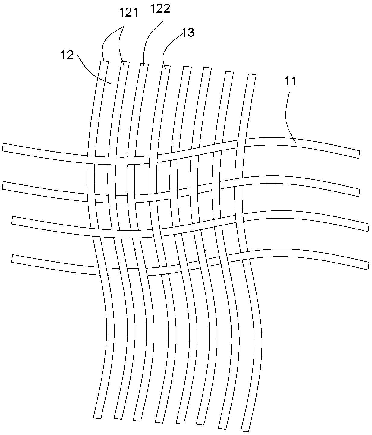 Movable woven grass blanket, preparation method thereof and movable lawn