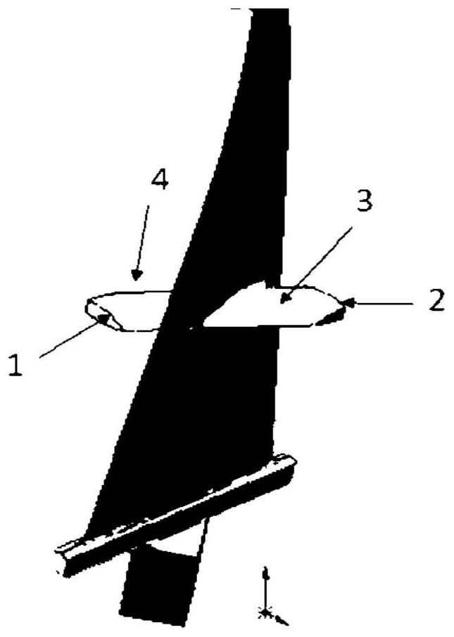 Titanium alloy blade mid-span shroud wear-resistant coating repairing method