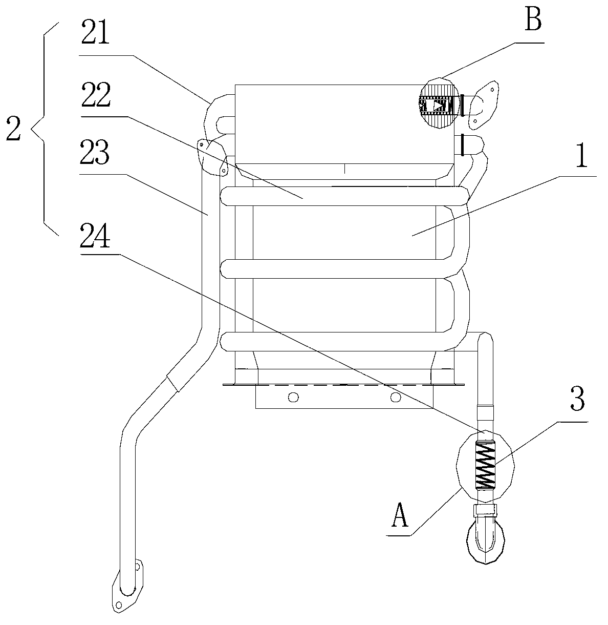 Cathode protection method for heat exchanger subassembly and heat exchanger subassembly