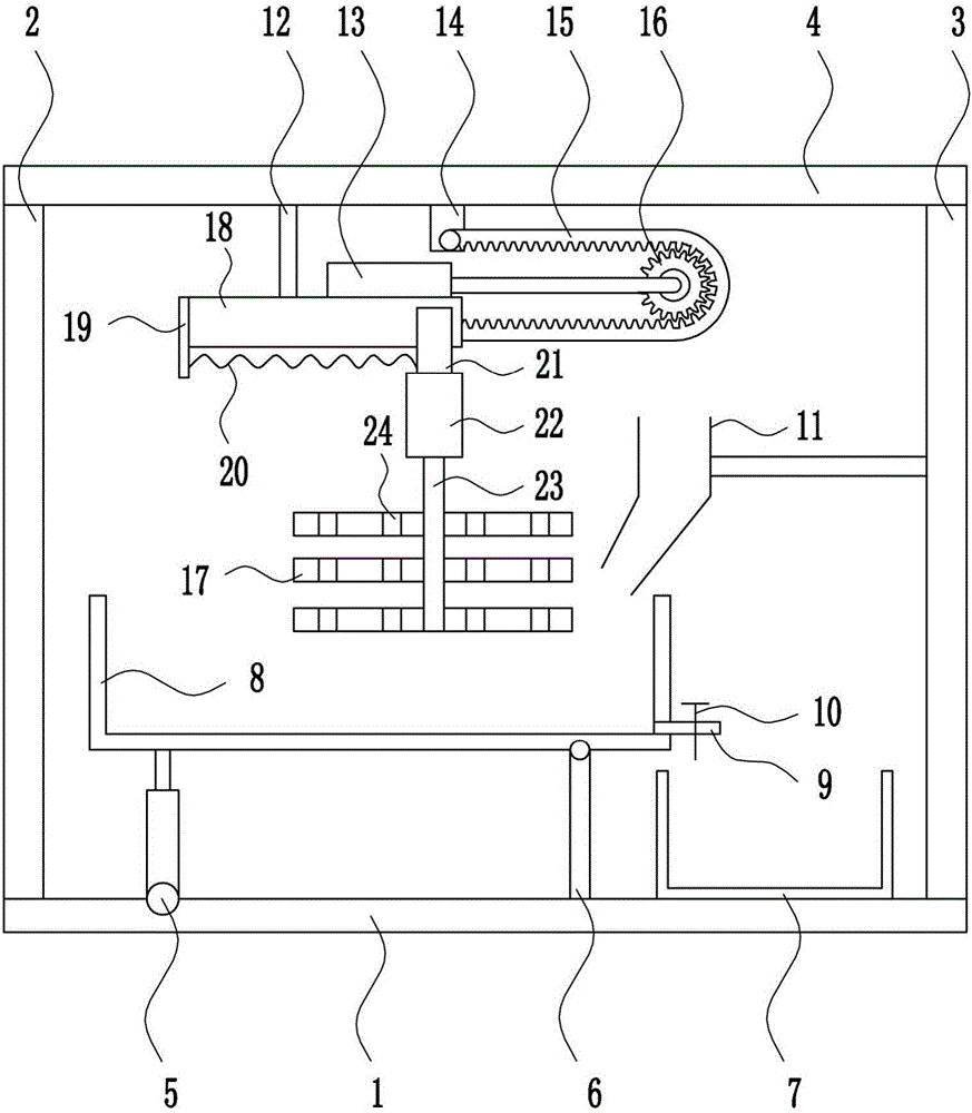 Dye rapid mixing and dispensing device for shoe industry