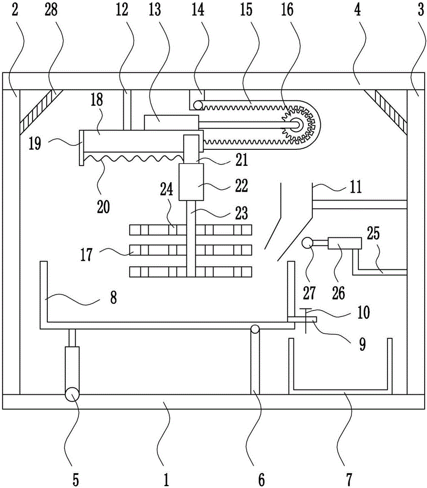 Dye rapid mixing and dispensing device for shoe industry