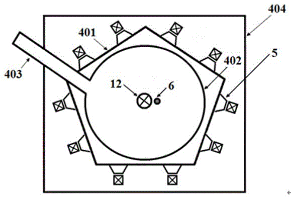 Microwave equipment capable of continuously smelting metal powder