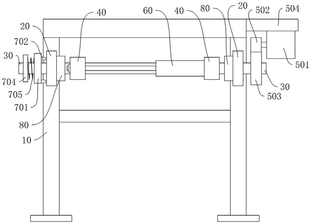 Safety protection device for hoisting graphite blank