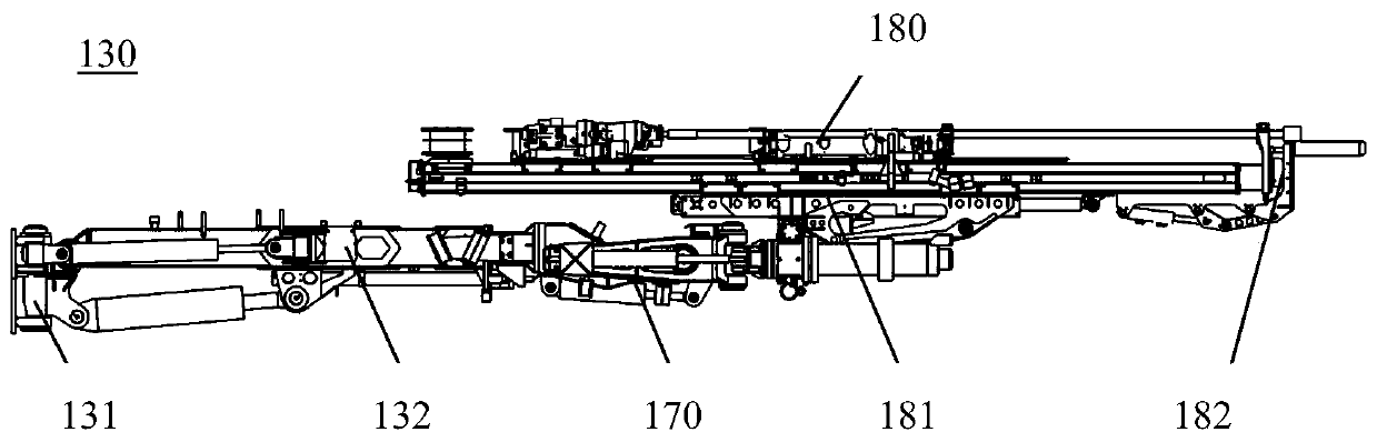 Drill splitting trolley for tunnel excavation