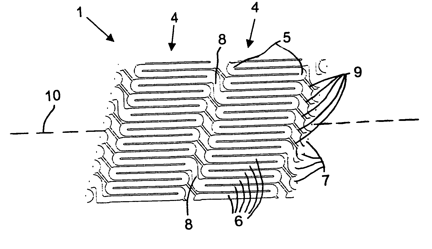 Stent and method for manufacturing the stent