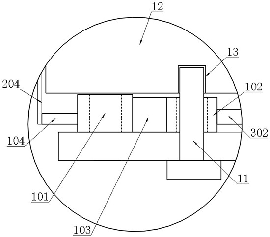 An intelligent protection structure for computer hard disk