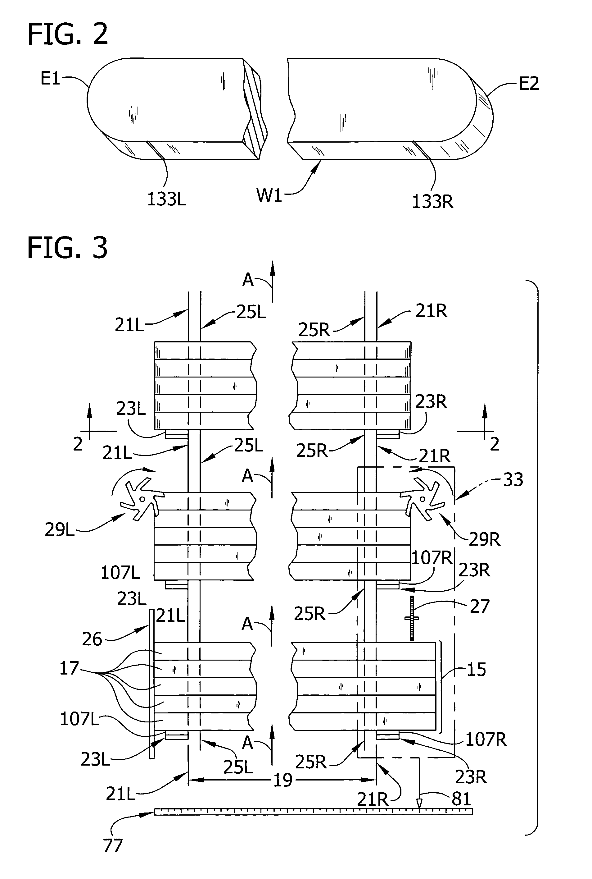 Method of and apparatus for forming timbers with rounded ends