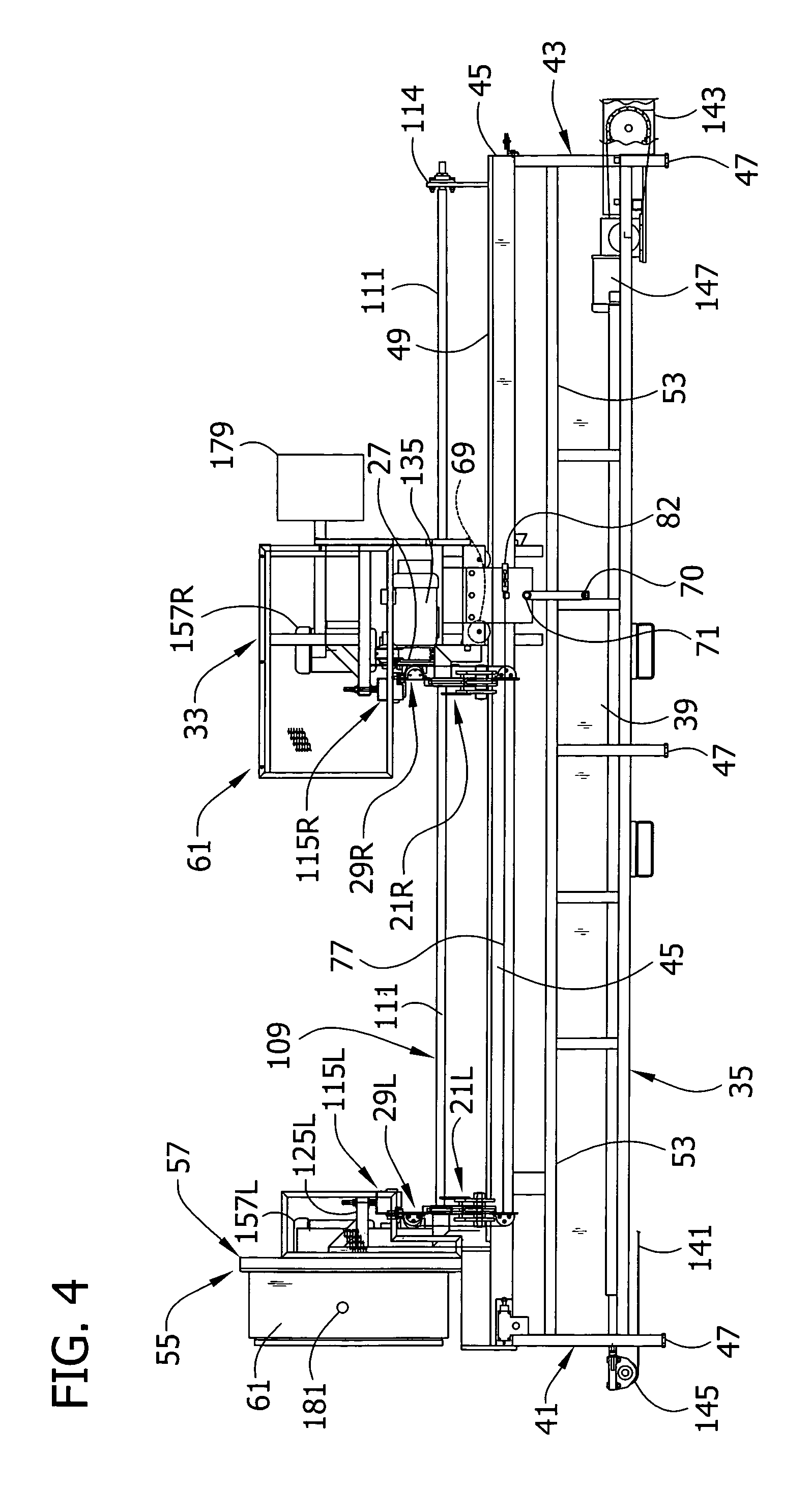 Method of and apparatus for forming timbers with rounded ends