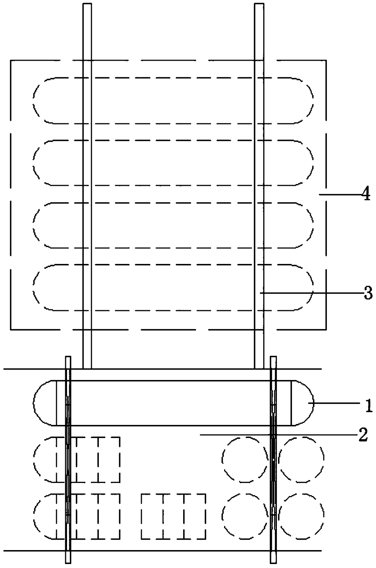 A method for slipping into place of a large-scale soil-covered bullet tank