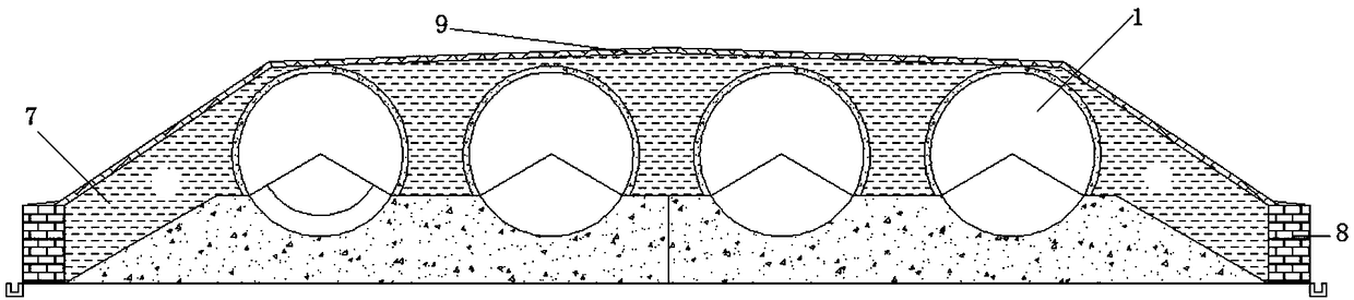 A method for slipping into place of a large-scale soil-covered bullet tank