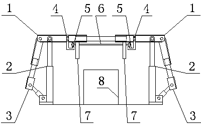 Fully-mechanized excavating self-moving type temporary support system and technological method thereof