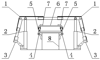 Fully-mechanized excavating self-moving type temporary support system and technological method thereof