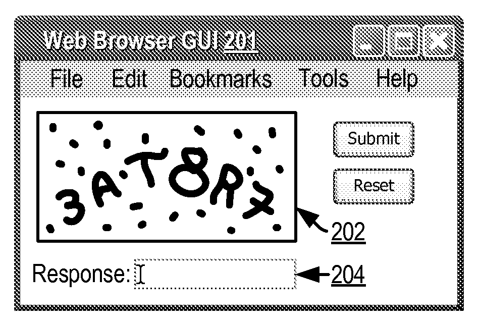 User Authorization Using An Automated Turing Test