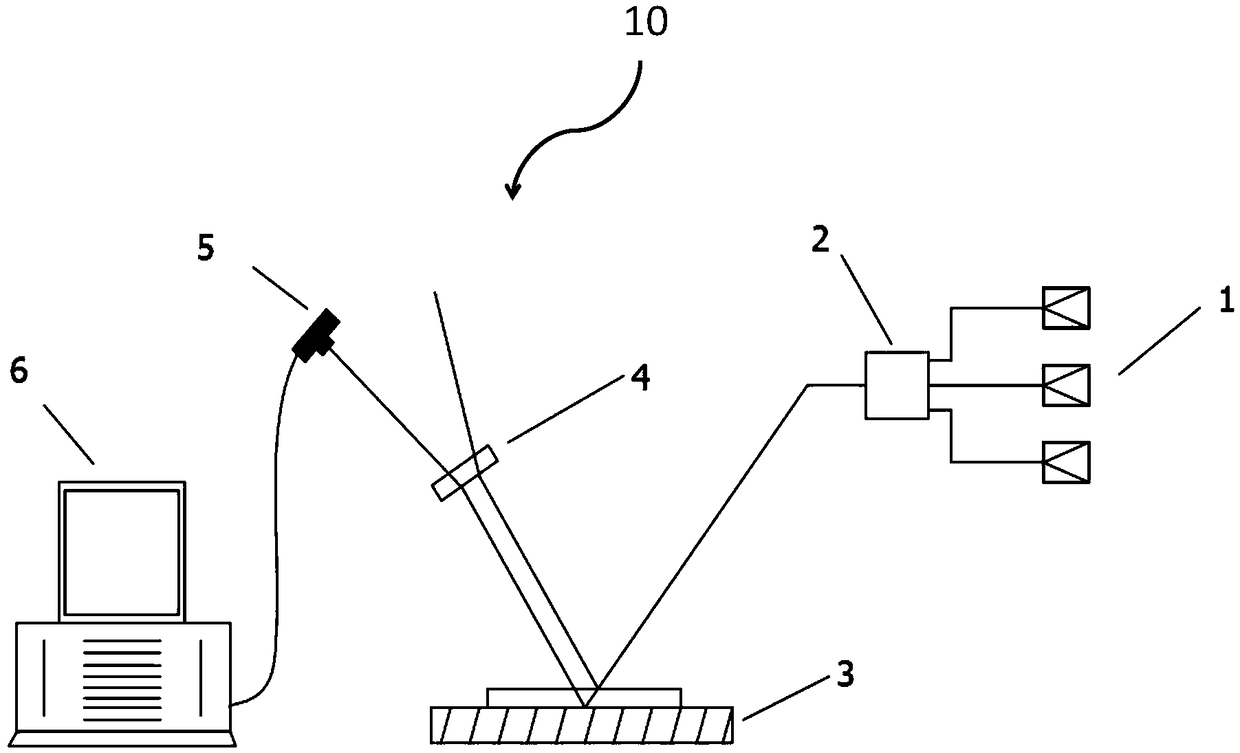 Device and method for measuring parameters of solution and liquid film on non-transmissive solid surface