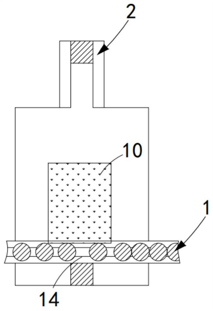 A lead-acid battery packaging box automatic reversing side packaging system