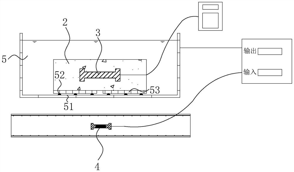 Method for measuring internal stress of concrete structure