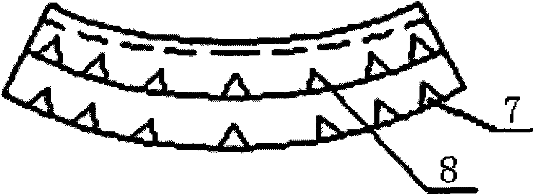 Flame shaping method for side bending deformation of transformer core clamping piece