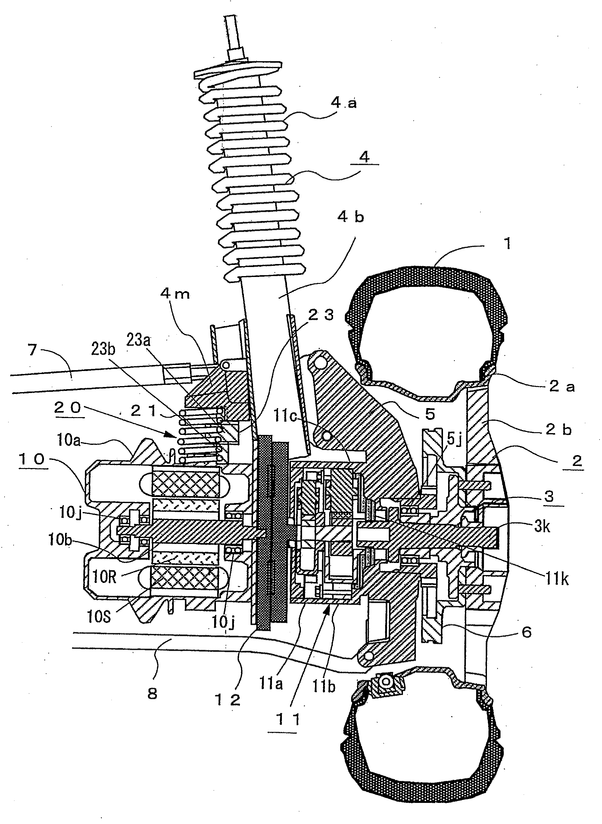 In-wheel motor system