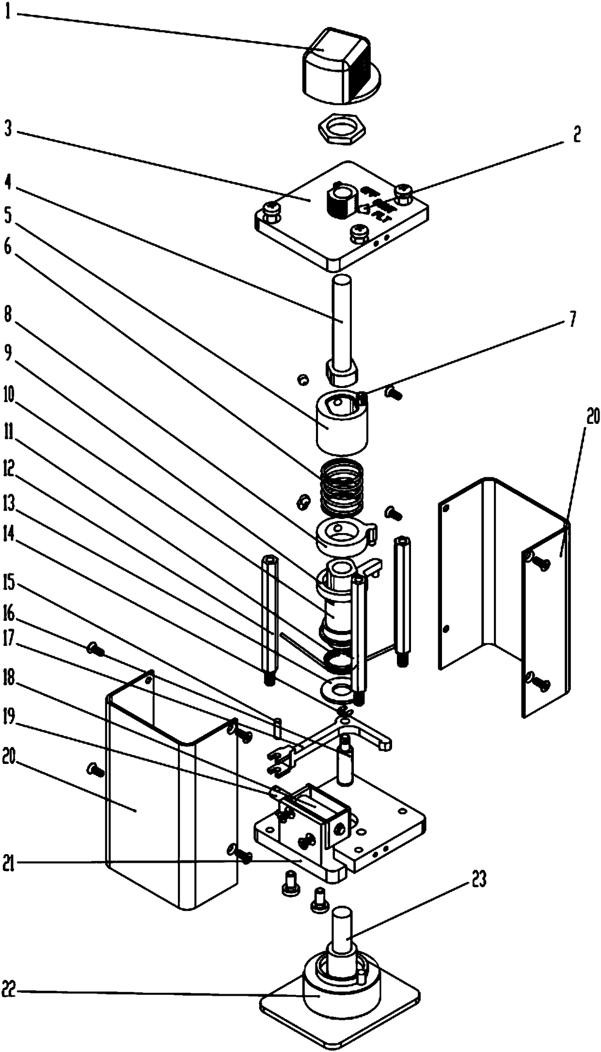 Simulation aeroengine starting switch