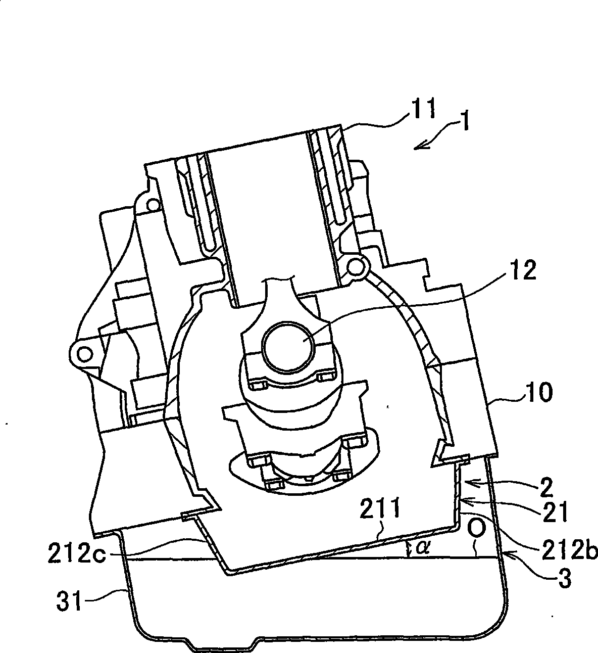 Oil pan structure for internal combustion engine