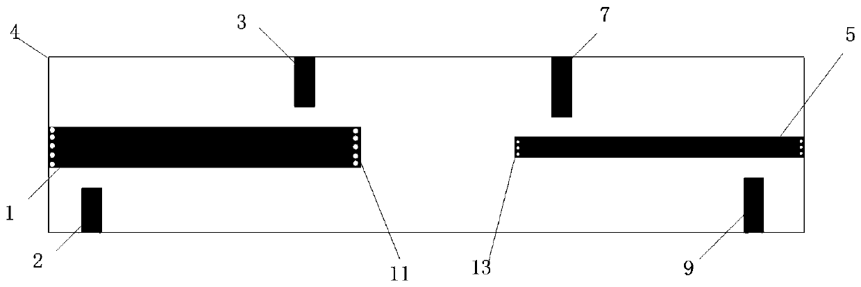 Device and method for measuring dielectric constant and metal conductivity of copper-clad plate