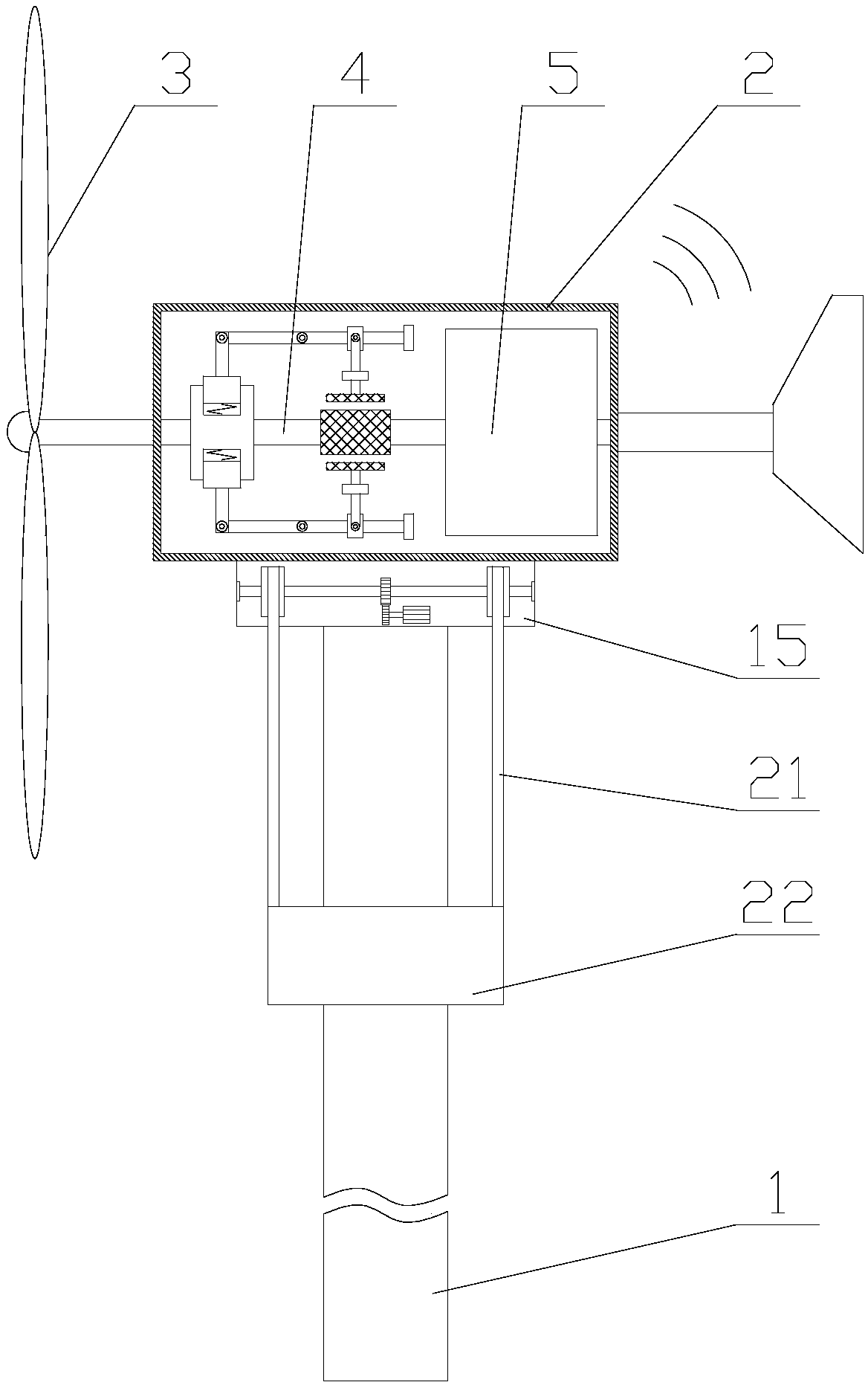 Safe and reliable type wind power generation equipment based on Internet of Things