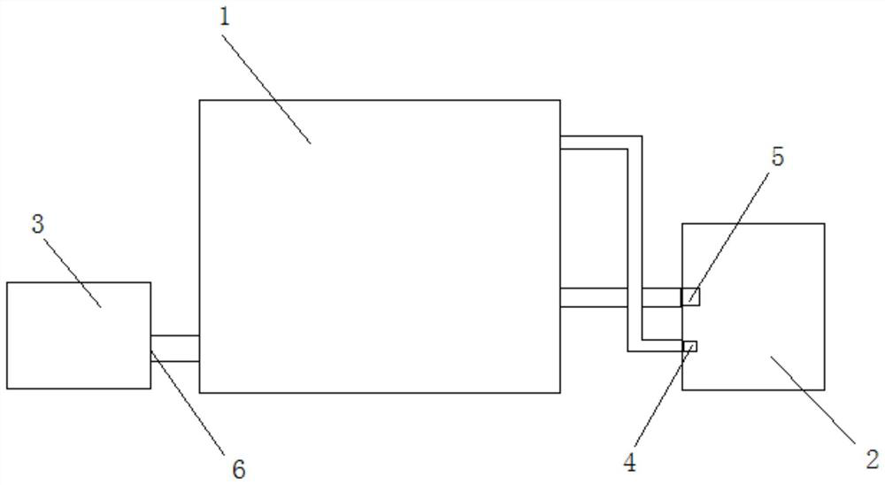 Vehicle-mounted ozone disinfection system for cold chain vehicles