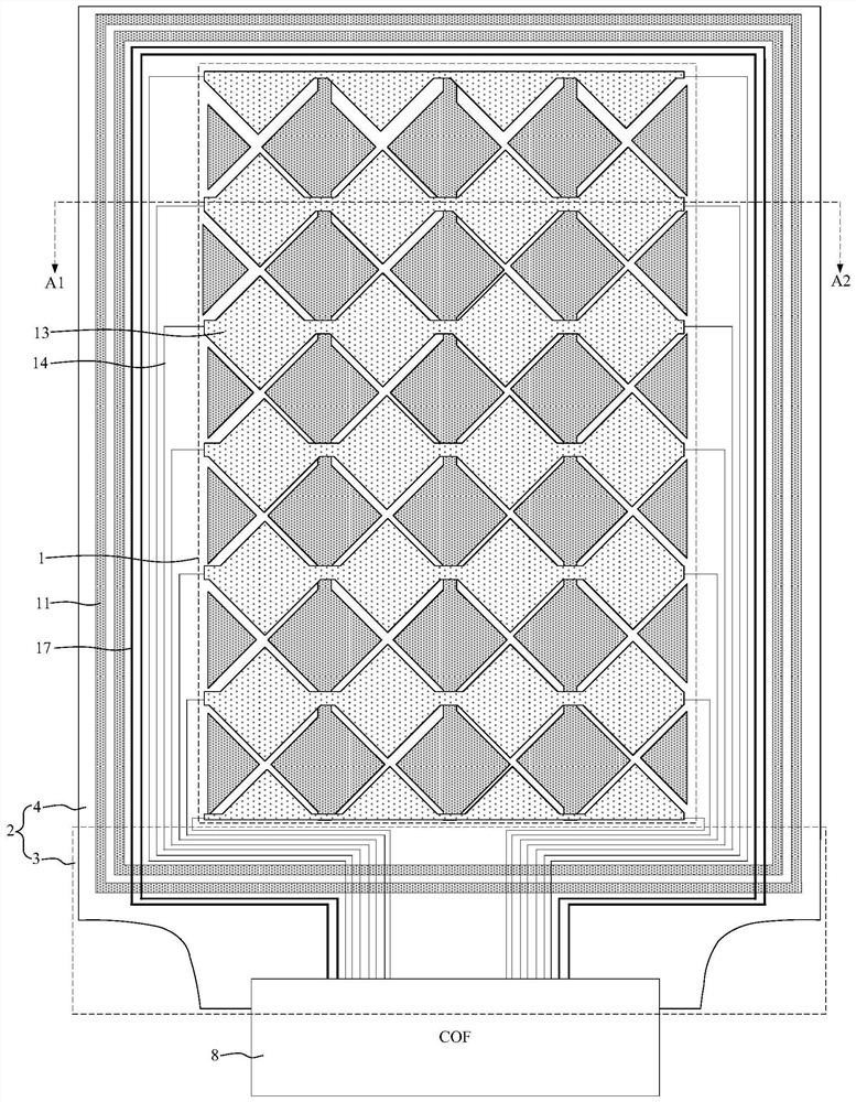 Touch display panel and touch display device