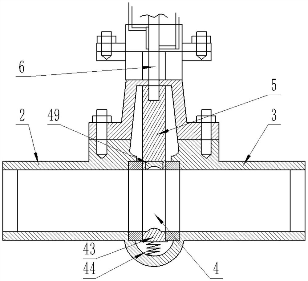 A high-voltage power station gate valve