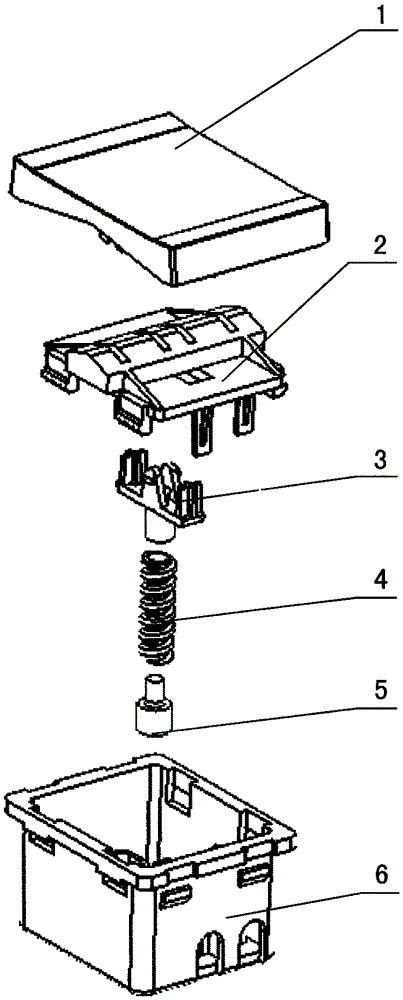 Wall switch function member