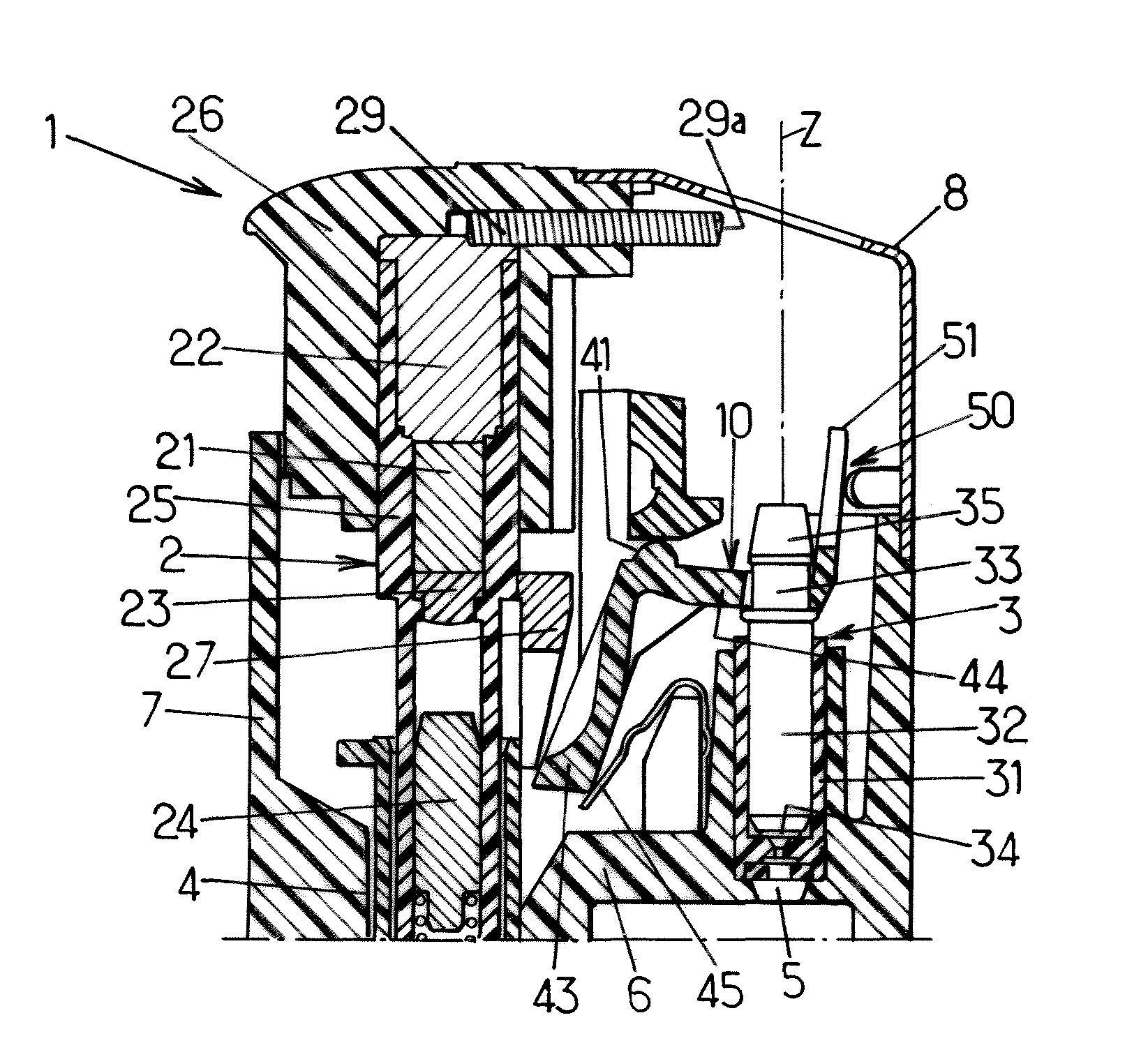 Lighter with piezoelectric ignition