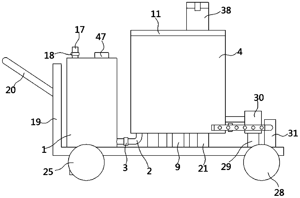 Integrated water and fertilizer irrigation equipment