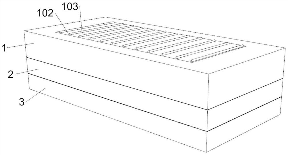 New energy gravity sensing sidewalk brick