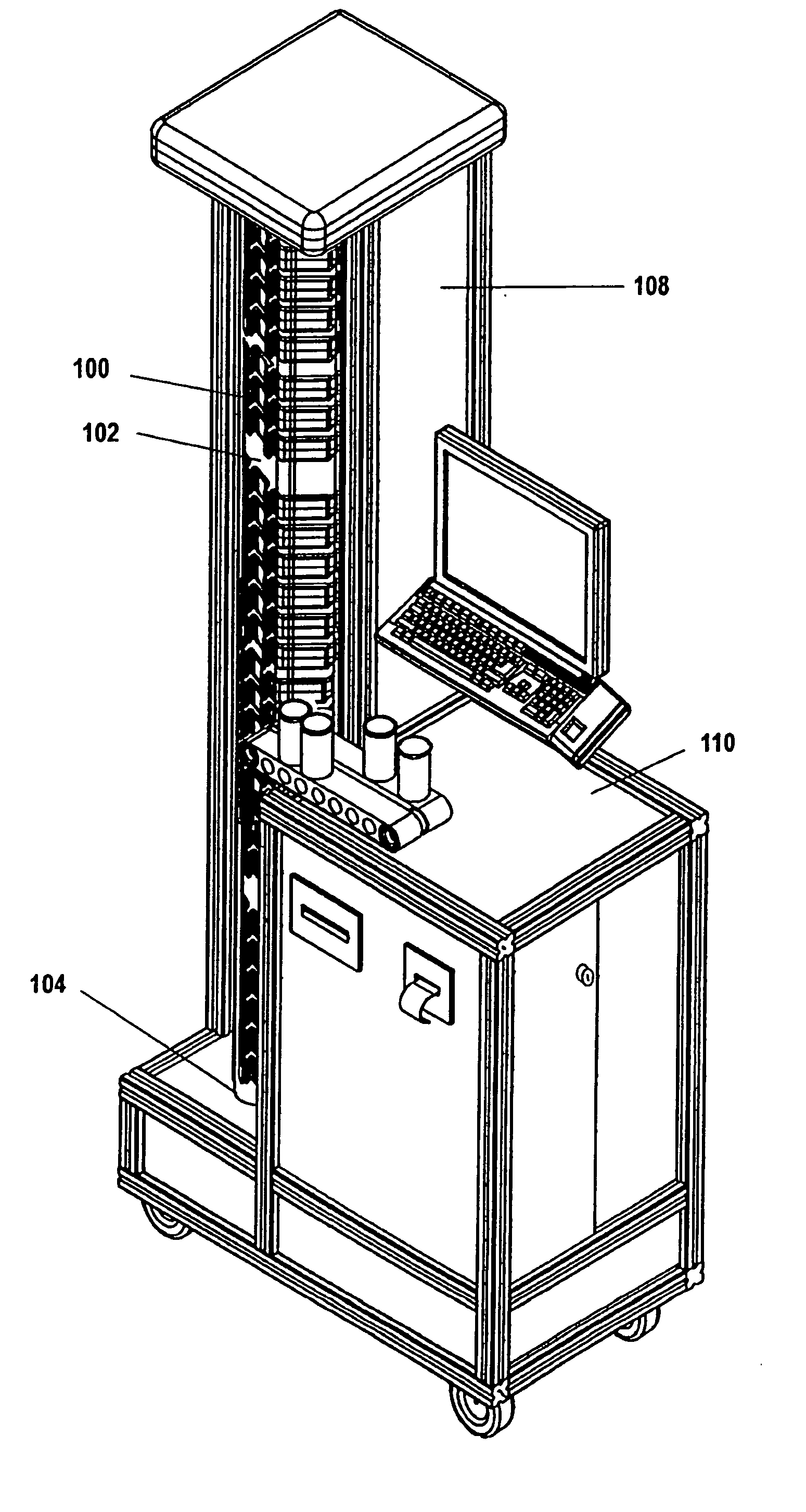 Smart tray for dispensing medicaments